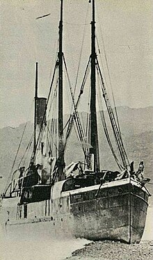 S. S. Wallabi aground at Greymouth in 1886 S. S. Wallabi aground at Greymouth in 1886.jpg