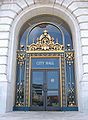 SF City Hall door.JPG Item:Q259 Item:Q5635