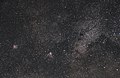Sagittarius Cloud, Omega Nebula and Eagle Nebula
