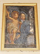 Tableau de Jules Guichard représsentant la Vierge et l'Enfant.