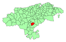 San Miguel de Aguayo - Mapa