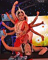 Bhattacharyaa dancing at Bharat Nirman Award