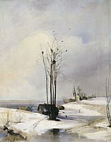 Олексій Саврасов. «Рання весна. Відлига.», 1880-ті
