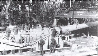 Un cannone navale Škoda che bombardò Asiago nella Grande guerra
