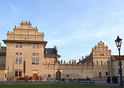 Pohled na Schwarzenberský palác z Hradčanského náměstí