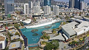 Sea World is a tourist attraction and mall in Shekou, Nanshan District, Shenzhen.