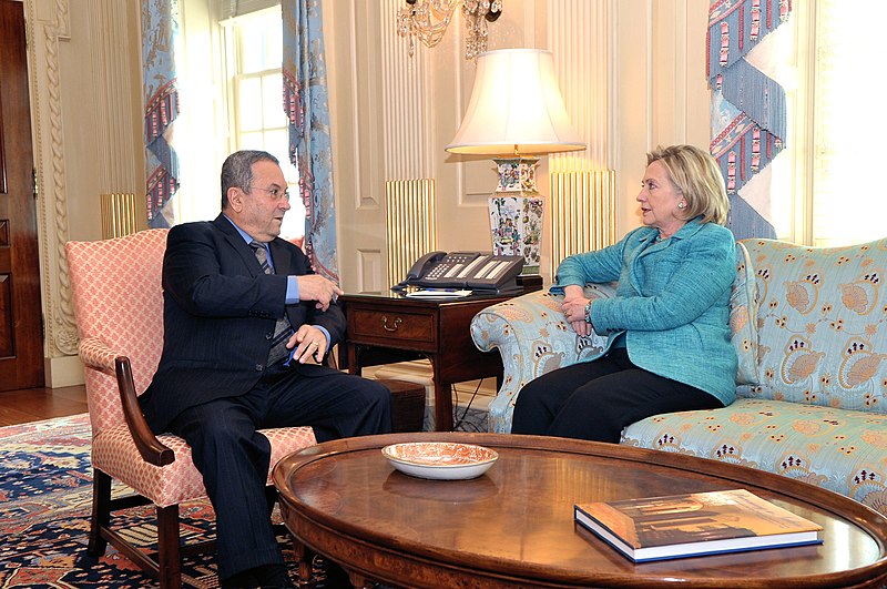 File:Secretary Clinton Holds a Bilateral With Israeli Defense Minister Barak (4832788294).jpg