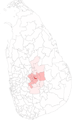 Location of Senkadagala