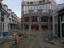 2014 development of the Oostpoort site near to the Valreep Shopping center Oostpoort is almost ready in 2014; after many constructions there appeared her shops and residential buildings; free photo Amsterdam by Fons Heijnsbroek, January 2014.tif