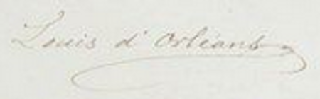 Signature of Prince Louis, Duke of Nemours.png