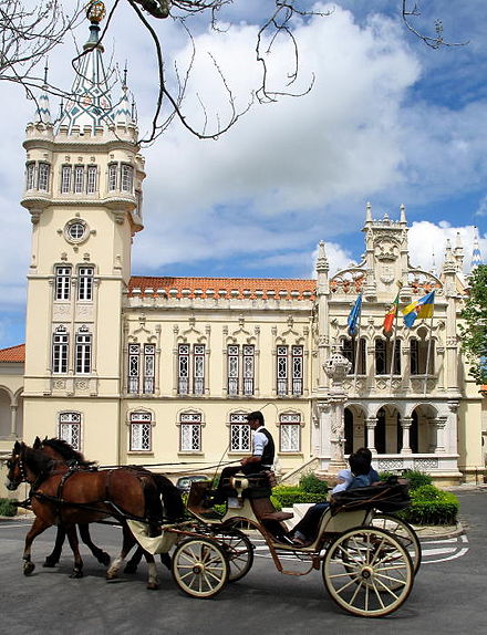The municipal building of Sintra, constructed after 1154 to house the local administration