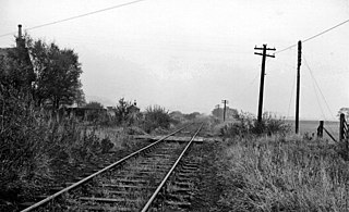 Bardowie railway station former railway station in East Dunbartonshire, Scotland, UK