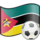 Icône de footballeurs mozambicains