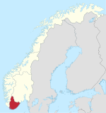 Sorlandet in Norway.svg