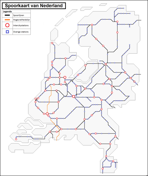 File:Spoorkaart Nederland, IC stations.png