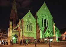 L'église Saint-André - St Andrew Street Dublin - 2010-03-17 night.jpg