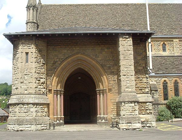 The entrance to St George's Church