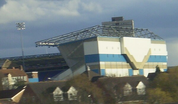 The all-seater Railway Stand was built in the 1990s.