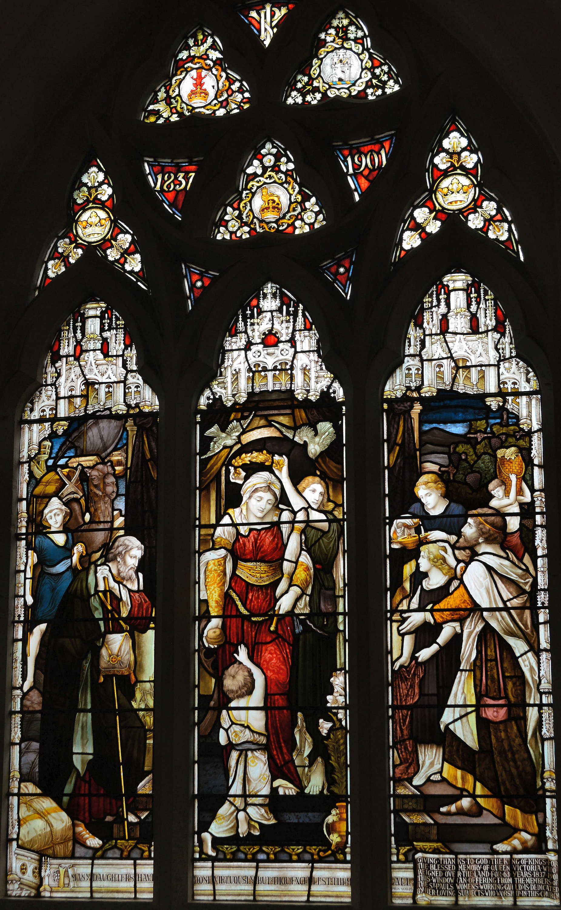 File St Pauls Brentford Stained Glass Window Jpg Wikimedia Commons