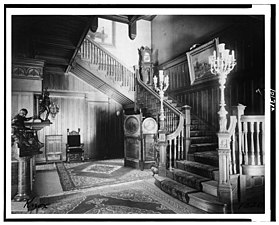 Staircase in home of Senator Philander Knox