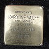 Stolperstein für Karoline Wolff geb. Michel
