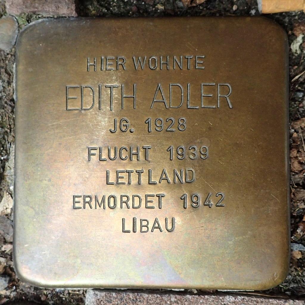 Stolperstein Einbeck Altendorfer Straße 27 Edith Adler.jpg
