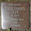 Stolperstein Heider Strasse 23 (Louis Levy) in Hamburg-Hoheluft-Ost.JPG