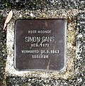 Stolperstein Simon Gans, Vaals.jpg