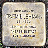 Stolperstein Mainberg 13 Lehmann Dr Emil