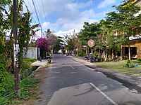 Jalanan di Canggu.