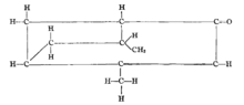 Strucutural formula according to Powers and Lee, 1904. Structuurformule umbellulone.png