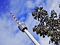 Der Fernsehturm ist ein Wahrzeichen von Stuttgart.