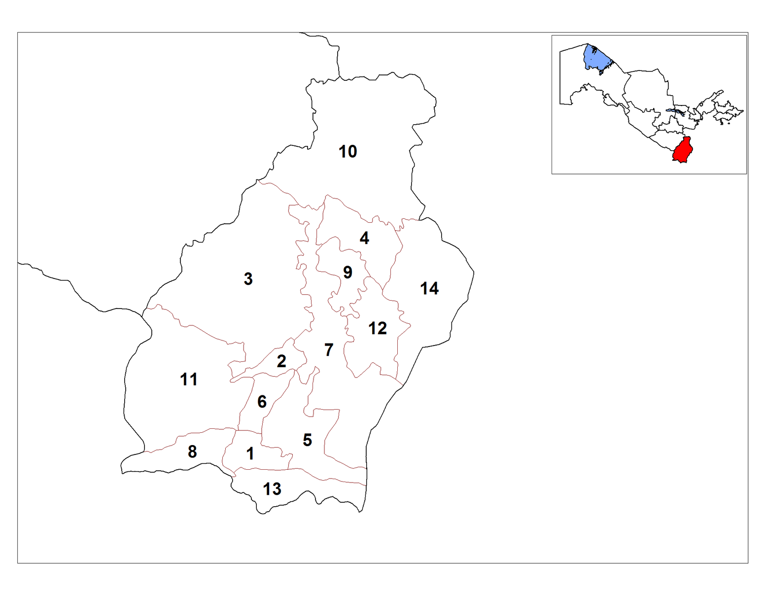 Карта сурхондаре спутник