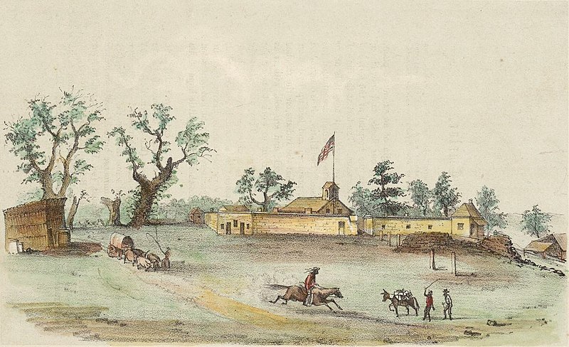 File:Sutter's Fort colored engraving 1849.jpg