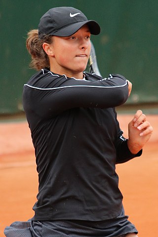 <span class="mw-page-title-main">Iga Świątek</span> Polish tennis player (born 2001)