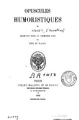 Swift - Opuscules humoristiques - Wailly - 1859.djvu