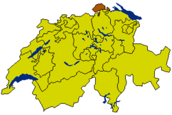 Schaffhausen u državi.