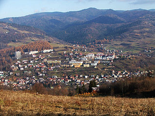 Szczawnica Place in Lesser Poland Voivodeship, Poland