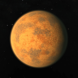 A TRAPPIST-1 c egy fantáziarajzon