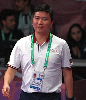 Table tennis at the 2018 Summer Youth Olympics – Athlete Role Model's on Singles final day 10 (cropped).jpg