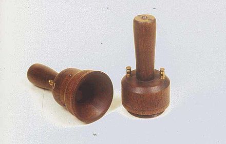 Replica of Meucci's telettrofono at the Museo Nazionale Scienza e Tecnologia Leonardo da Vinci