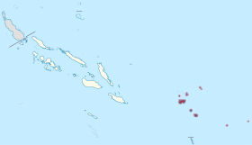 Localisation de Province de Temotu