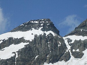 Testa del Leone from the southeast, on the right the Colle del Leone