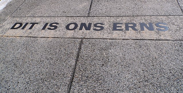 "Dit is ons erns" ("This is our passion"), at the Afrikaans Language Monument