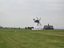 Lytham Green, venue of Lytham Festival, pictured in 2008. Lytham Windmill is pictured in the background The Green, Lytham - geograph.org.uk - 812647.jpg