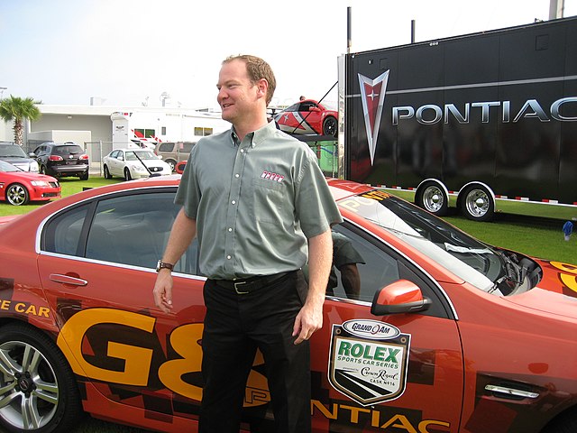 Kendall at Daytona International Speedway for the 2008 24 Hours of Daytona