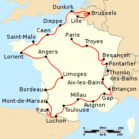 Tour de France 1960 map.svg