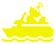 Tracking ship icon yellow.svg