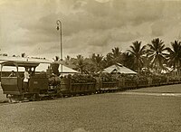 Light railway of the palm oil factory Poeloe Radja
