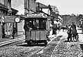 Horse tram in Turku in 1890.